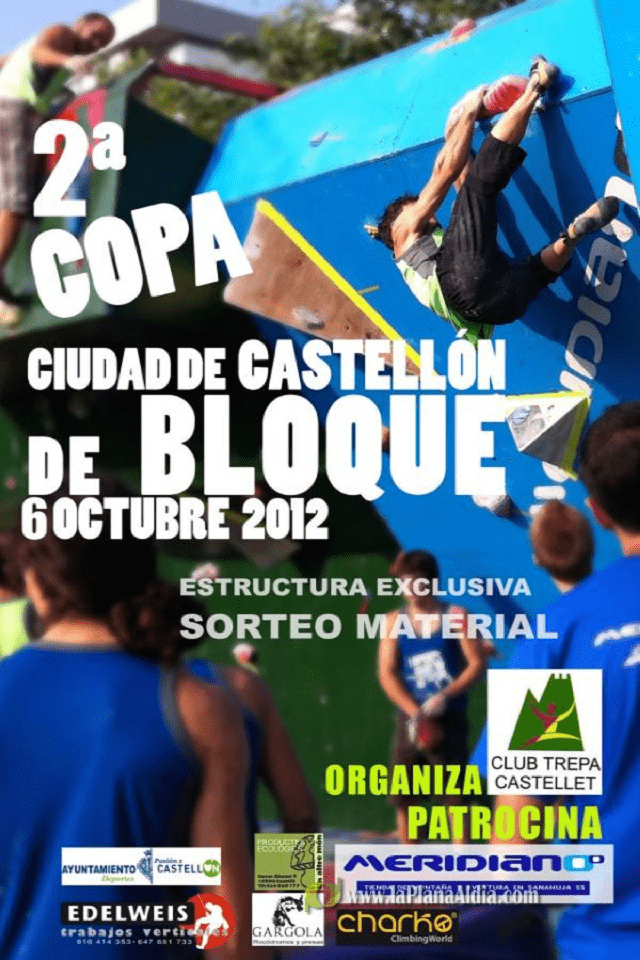 cartel 2a Copa de bloque Cdad Castelló 2012