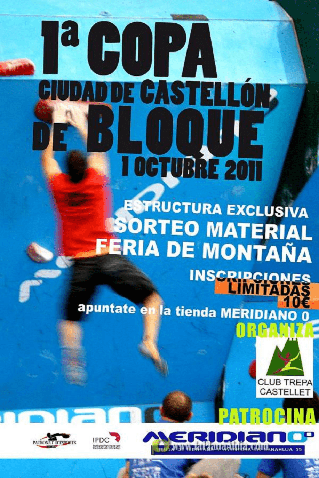 cartel 1a Copa de bloque Cdad Castelló 2011