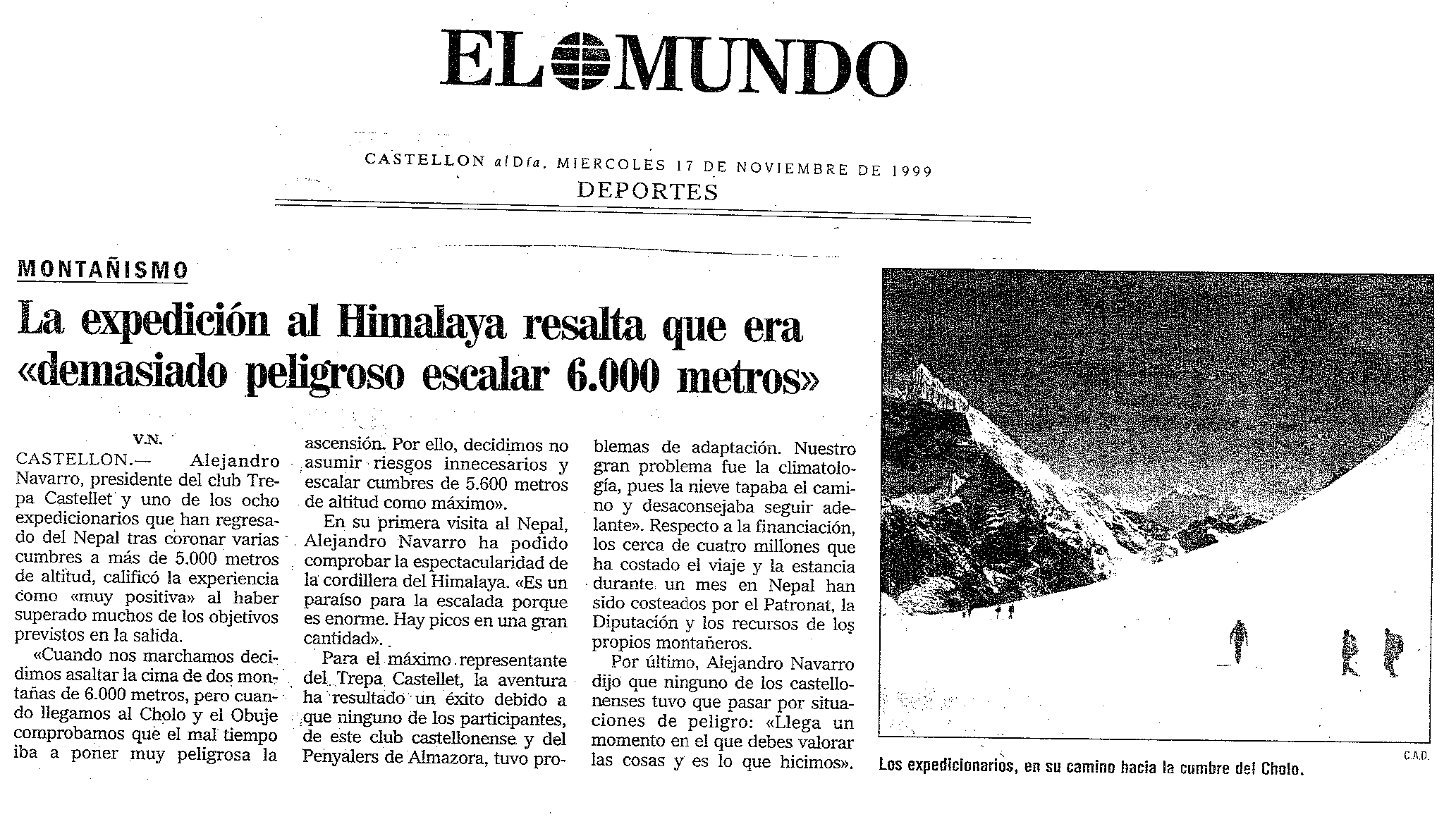 El Mundo 17/11/1999